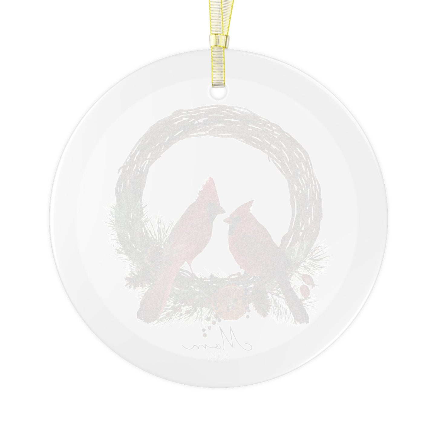 Personalized Cardinal Christmas Ornament