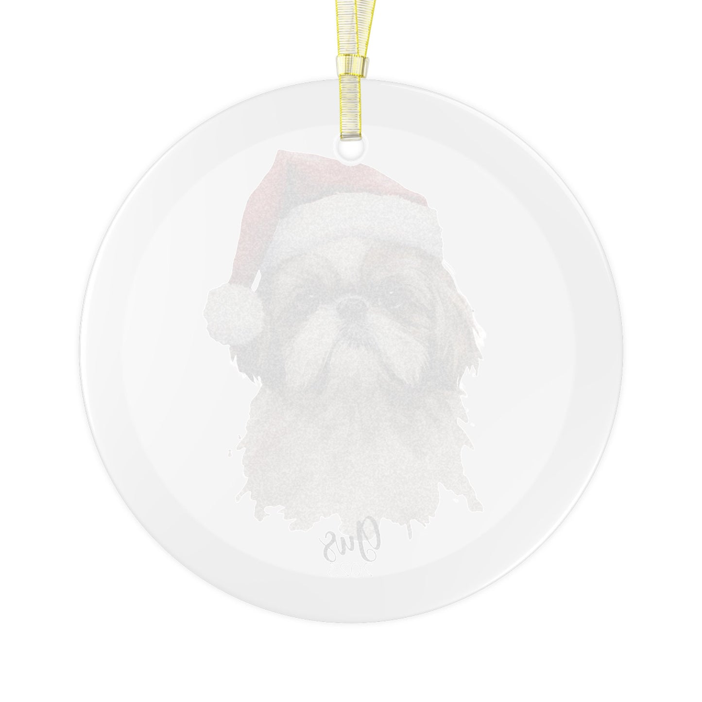 Personalized Shih Tzu Christmas Ornament