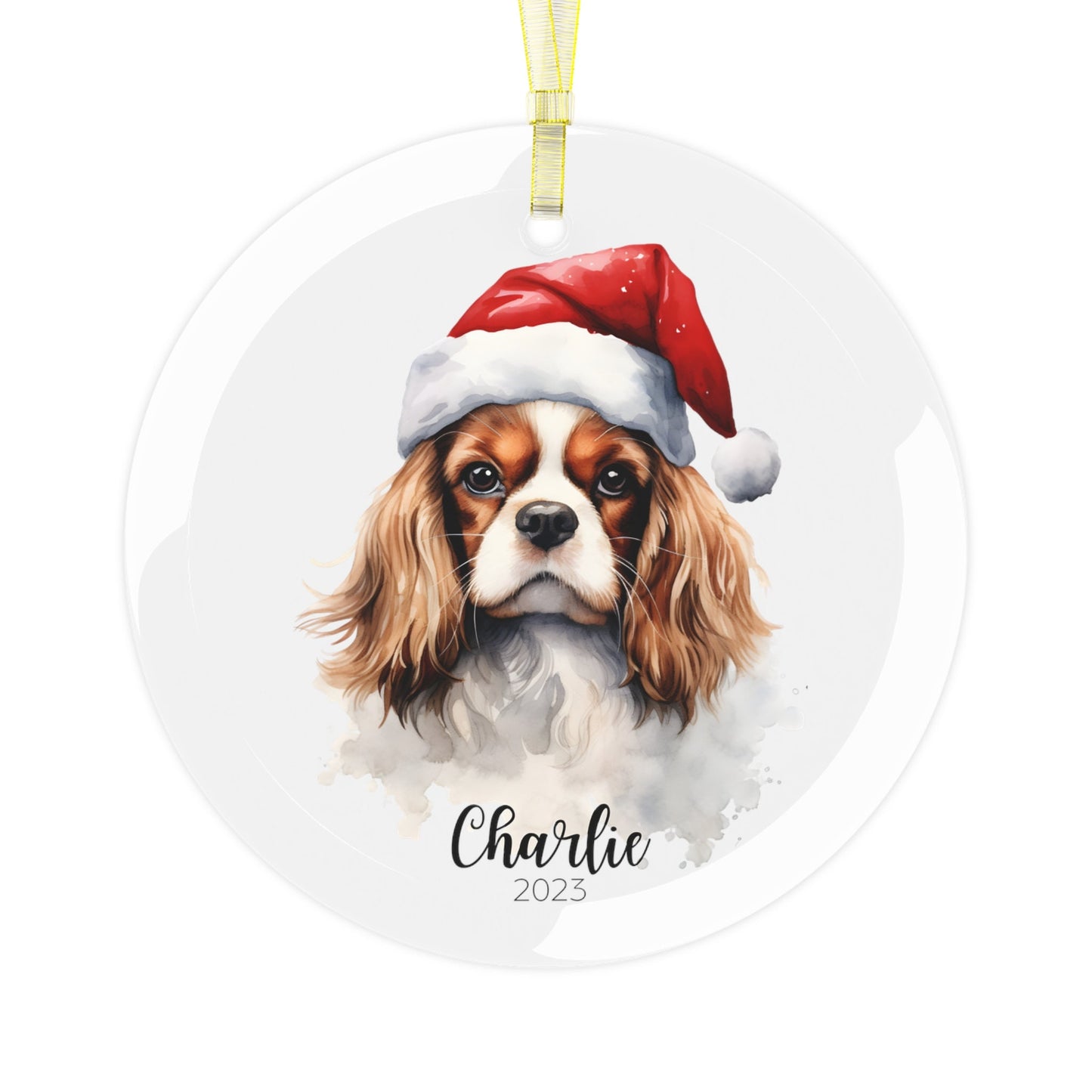 Personalized King Charles Cavalier Ornament