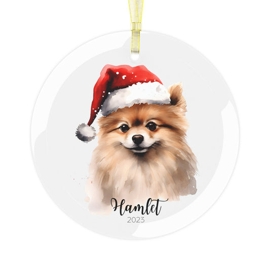 Personalized Pomeranian Christmas Ornament