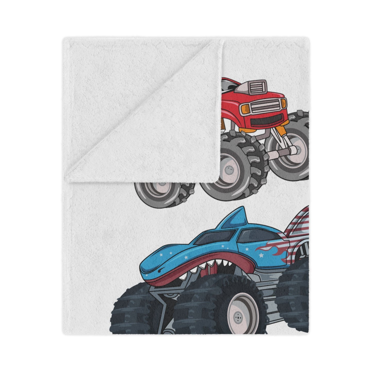 Personalized Monster Jam Truck Blanket