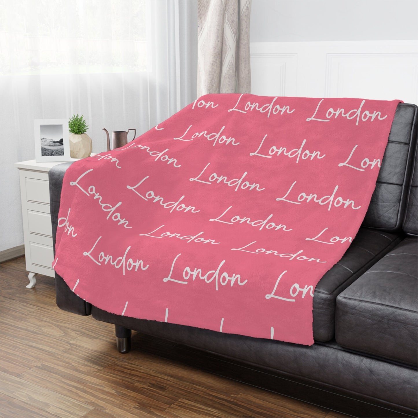 Personalized Name Pattern Blanket