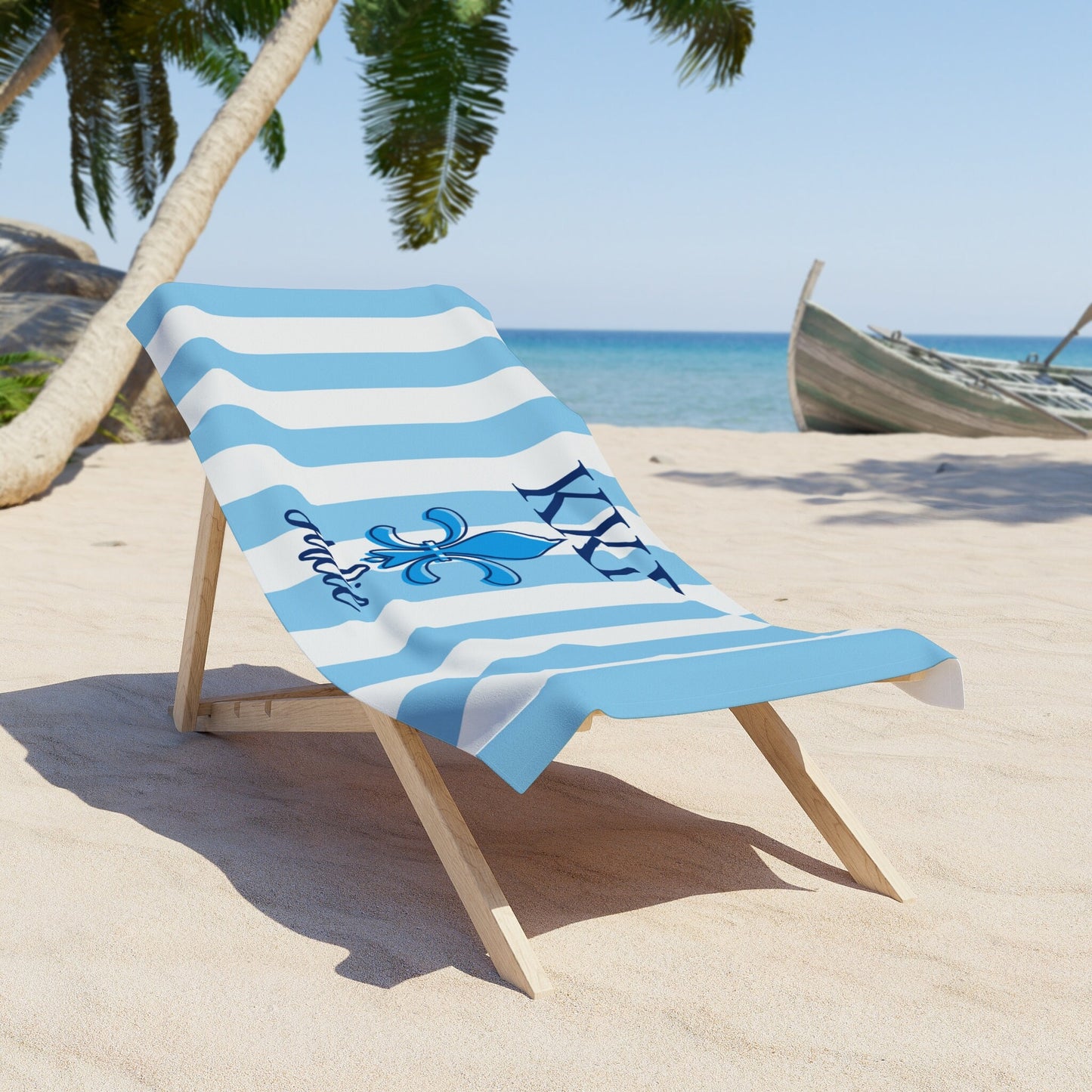 Personalized Kappa Kappa Gamma Beach Towel