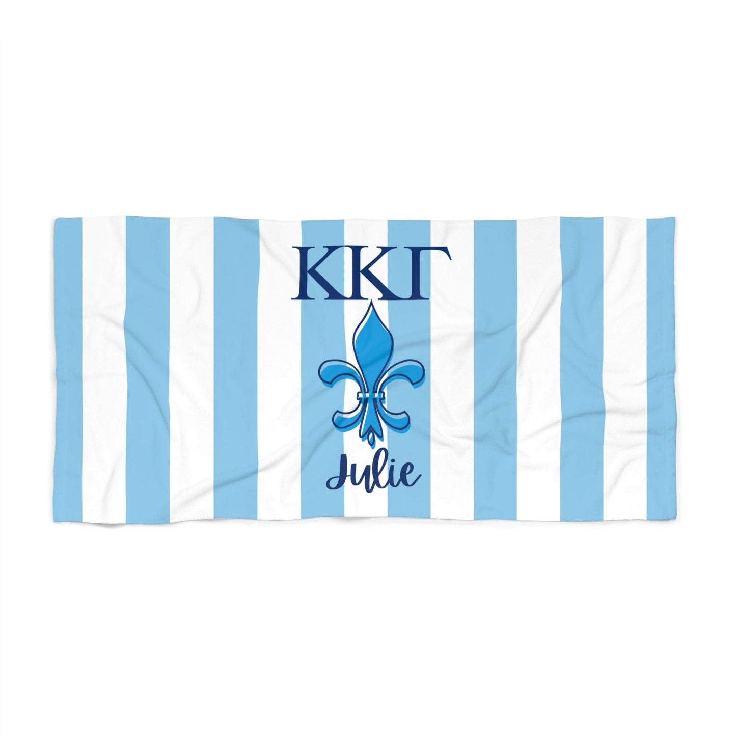 Personalized Kappa Kappa Gamma Beach Towel