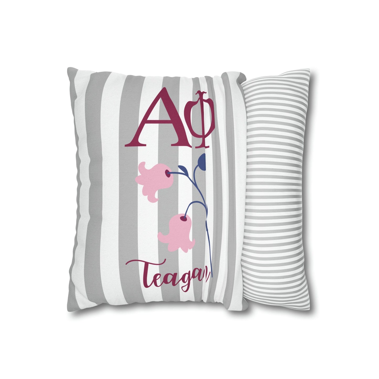 Personalized Alpha Phi Pillow Cover