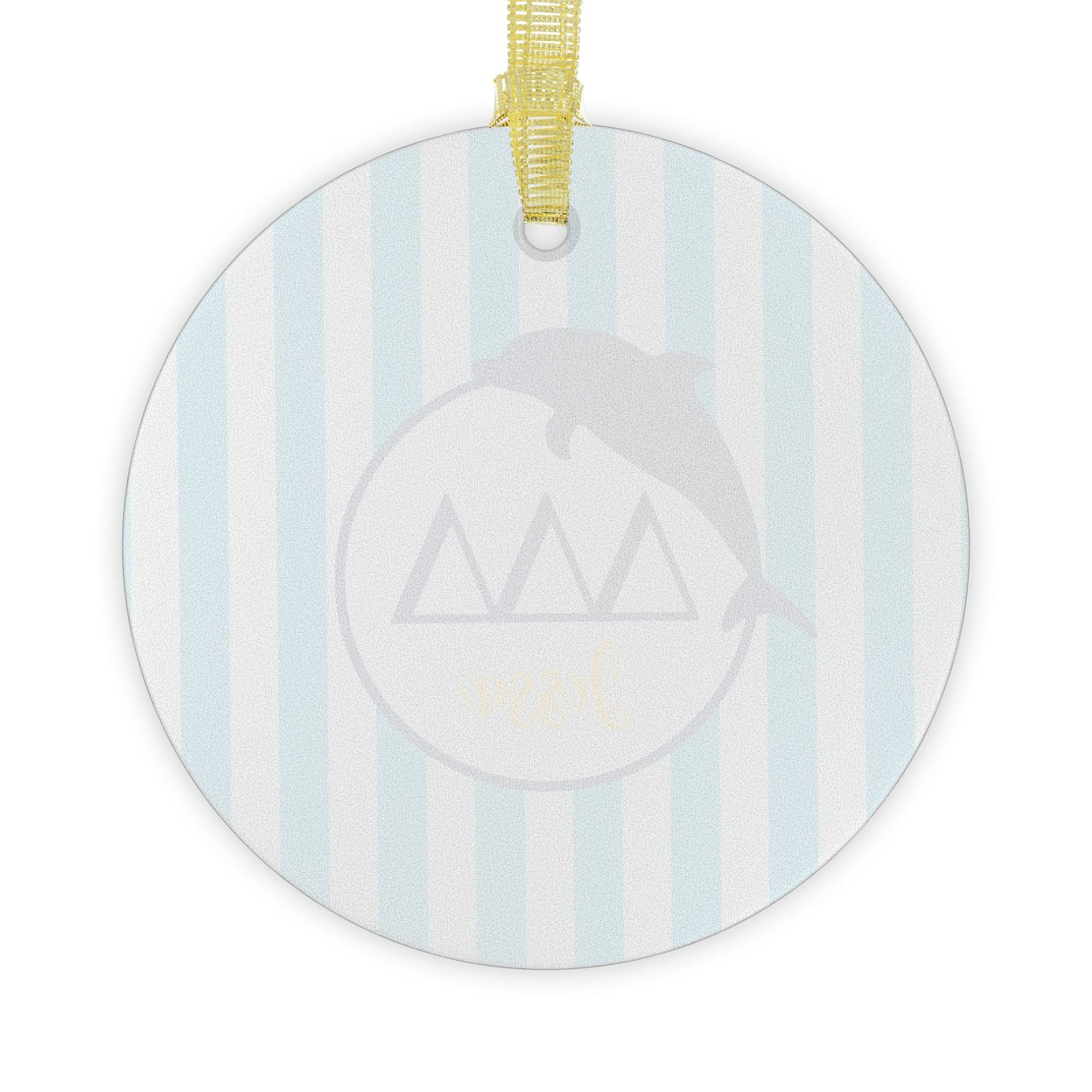 Personalized Tri delta Sorority Christmas Ornaments