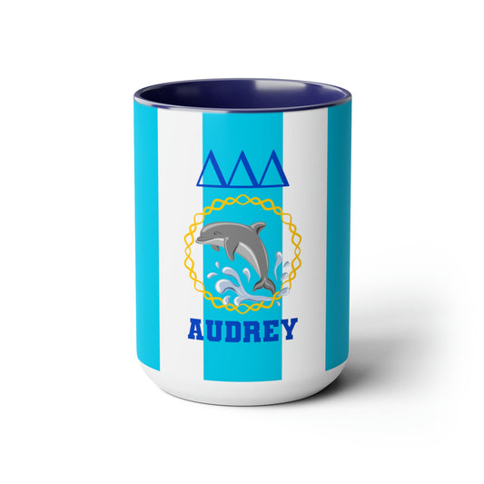 Personalized Tri Delta Coffee Mug