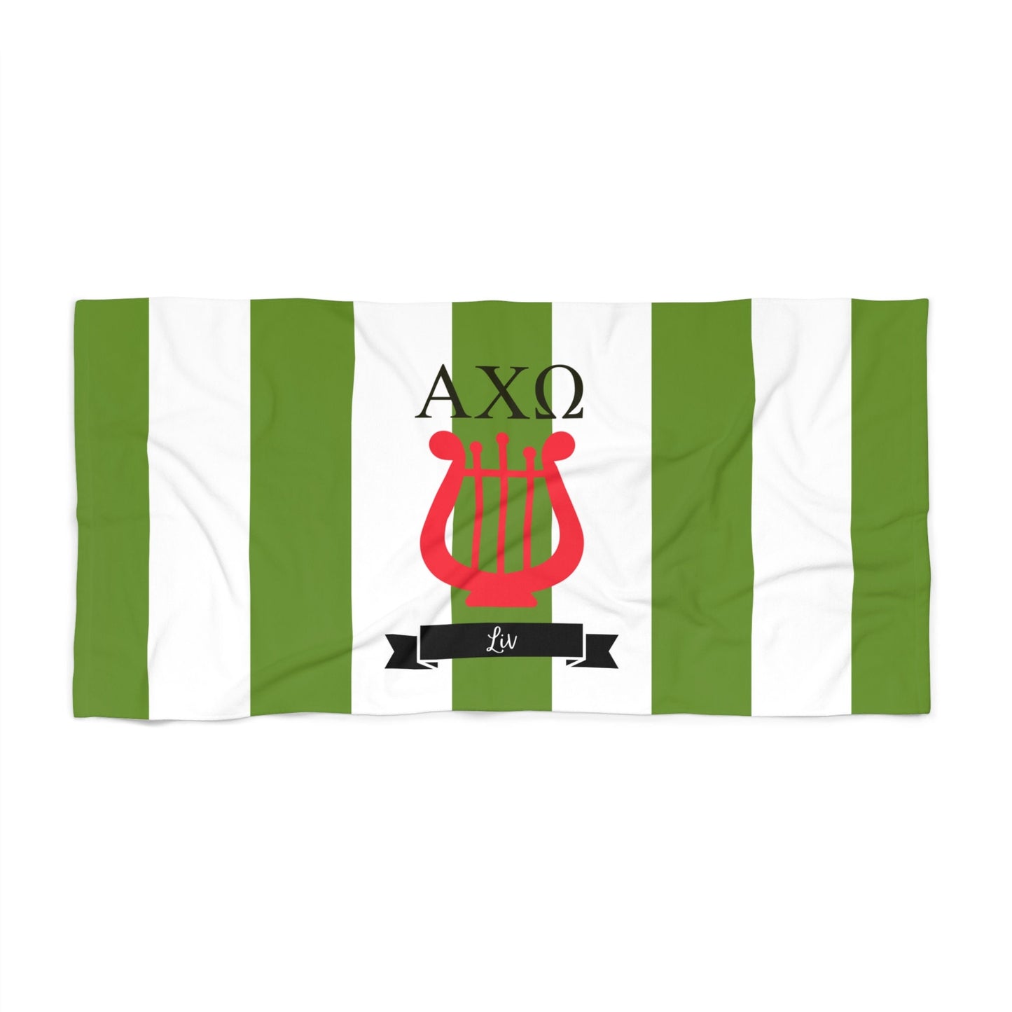 Alpha Chi Omega Beach Towel