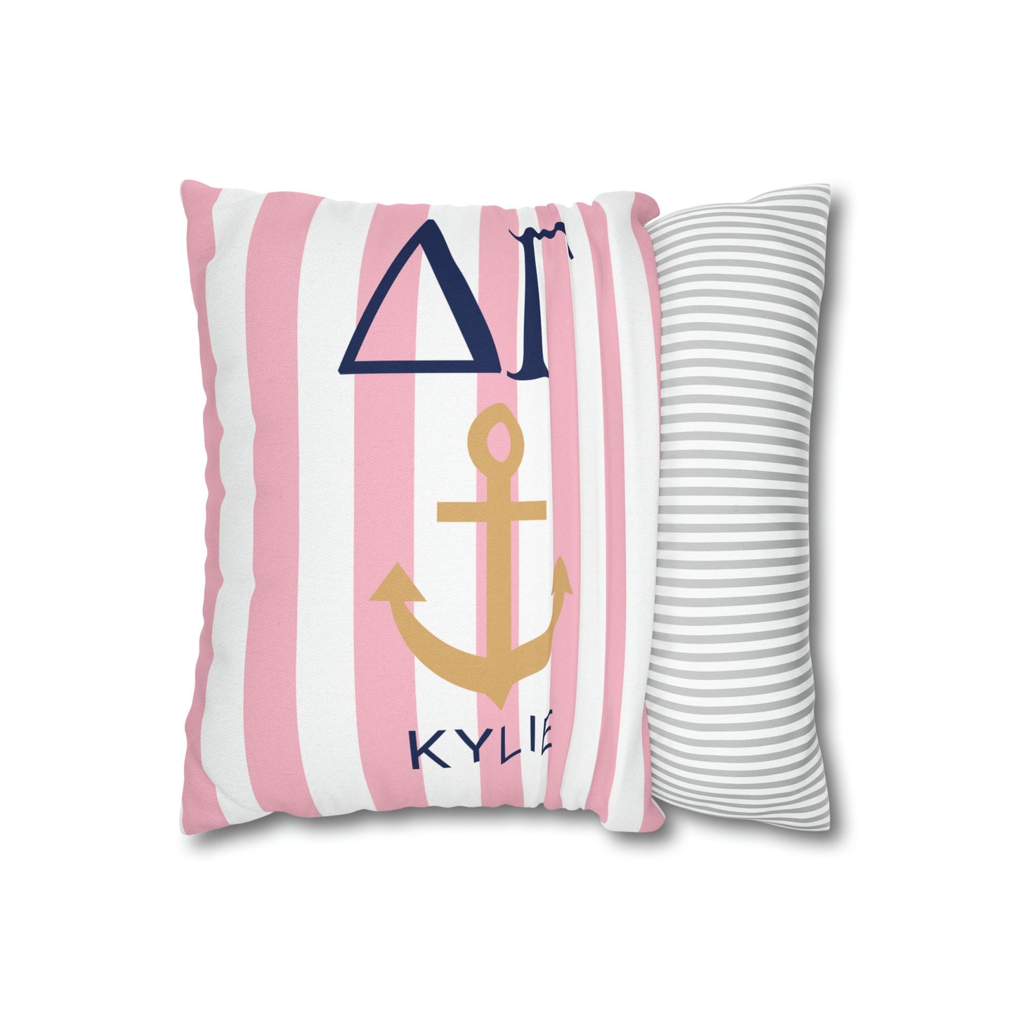 Personalized Delta Gamma Pillow Cover