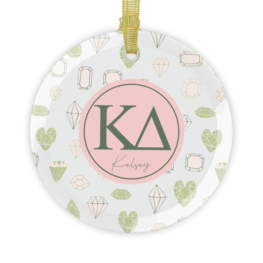 Personalized Kappa Delta Ornament