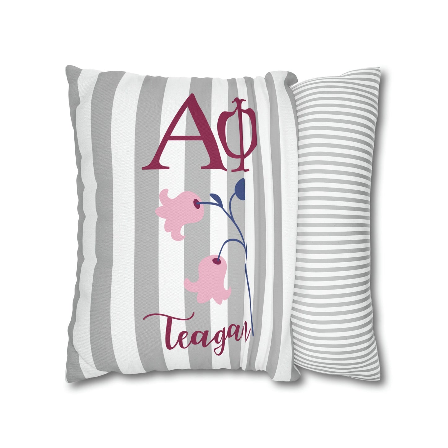 Personalized Alpha Phi Pillow Cover