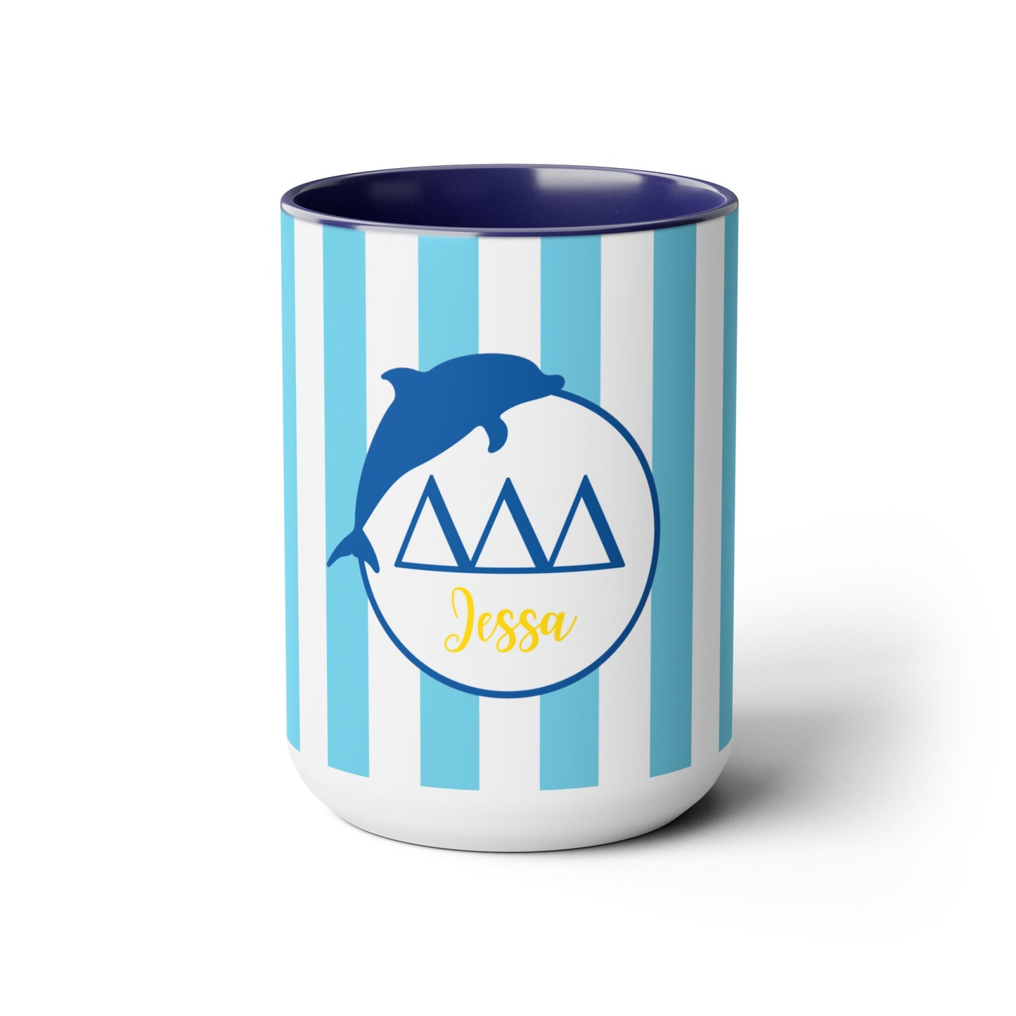 Personalized Tri Delta Coffee Mug