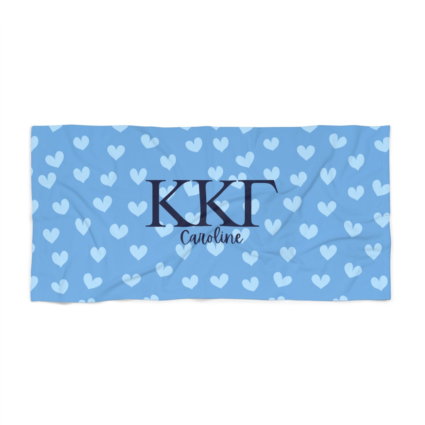 Personalized Kappa Kappa Gamma Beach Towel