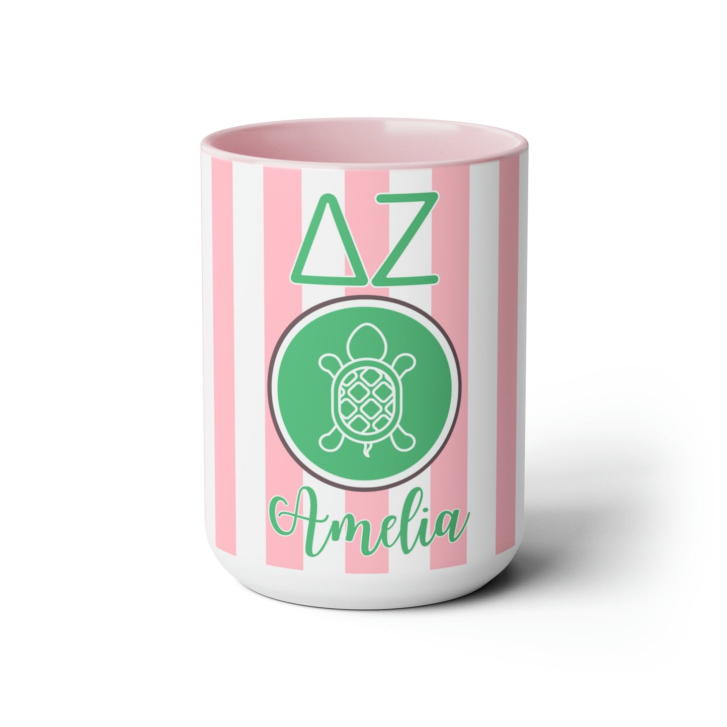 Personalized Delta Zeta Coffee Mug