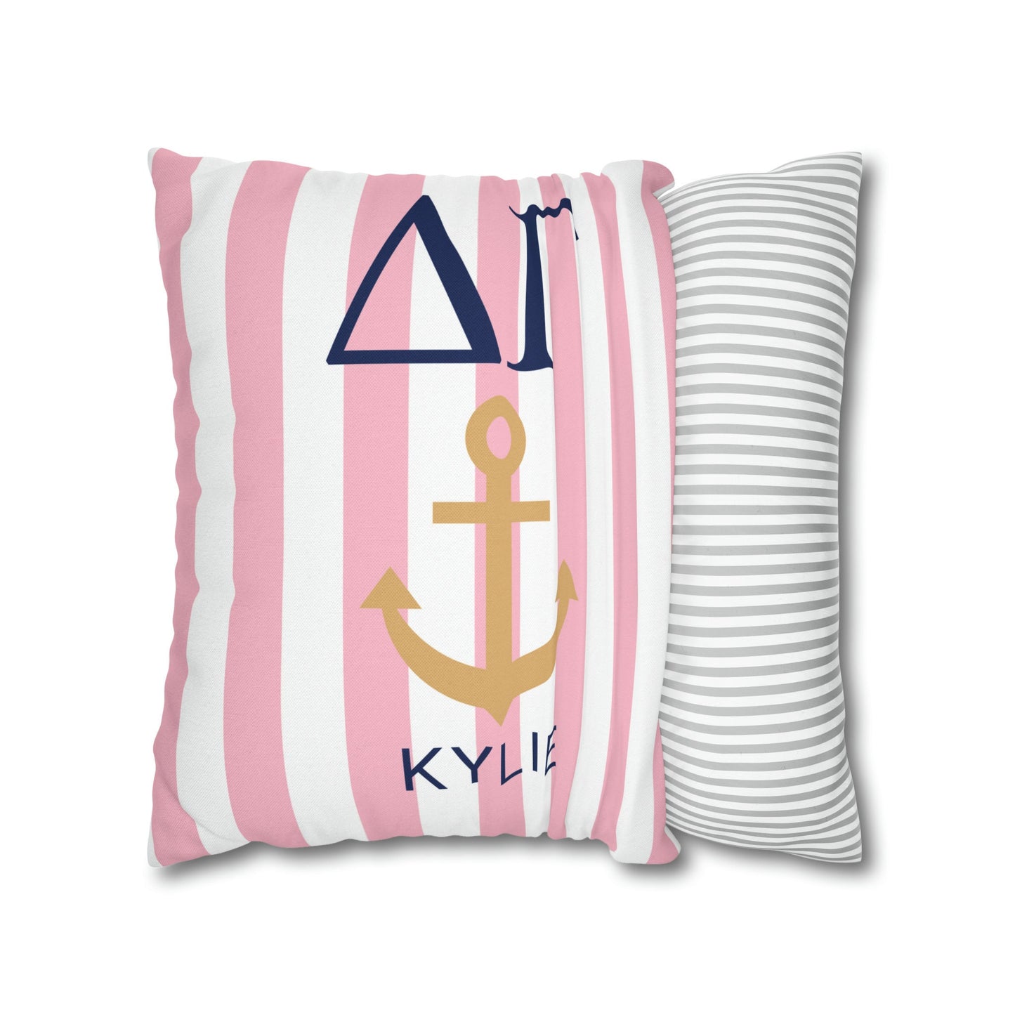 Personalized Delta Gamma Pillow Cover