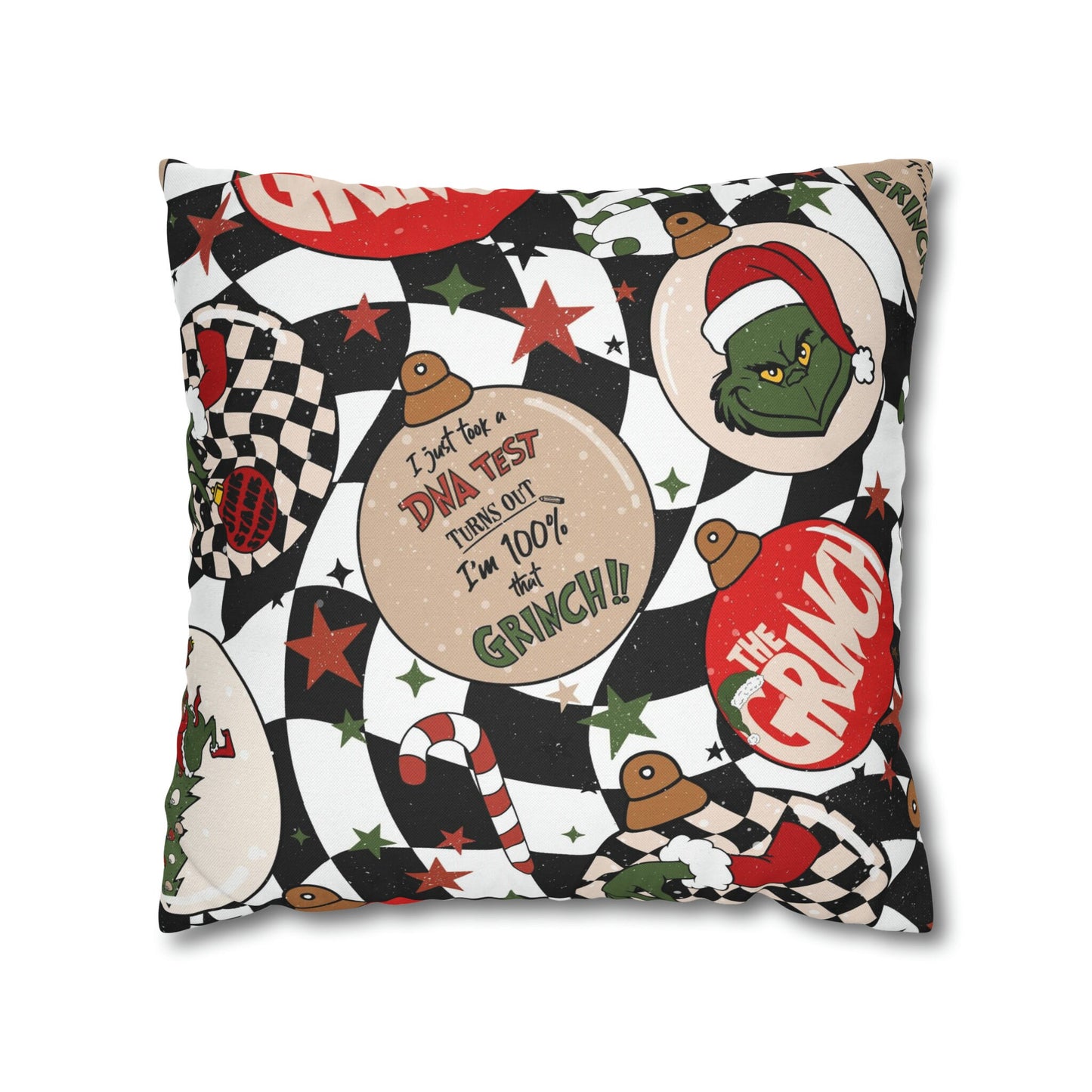 Grinch Throw Pillow Cover