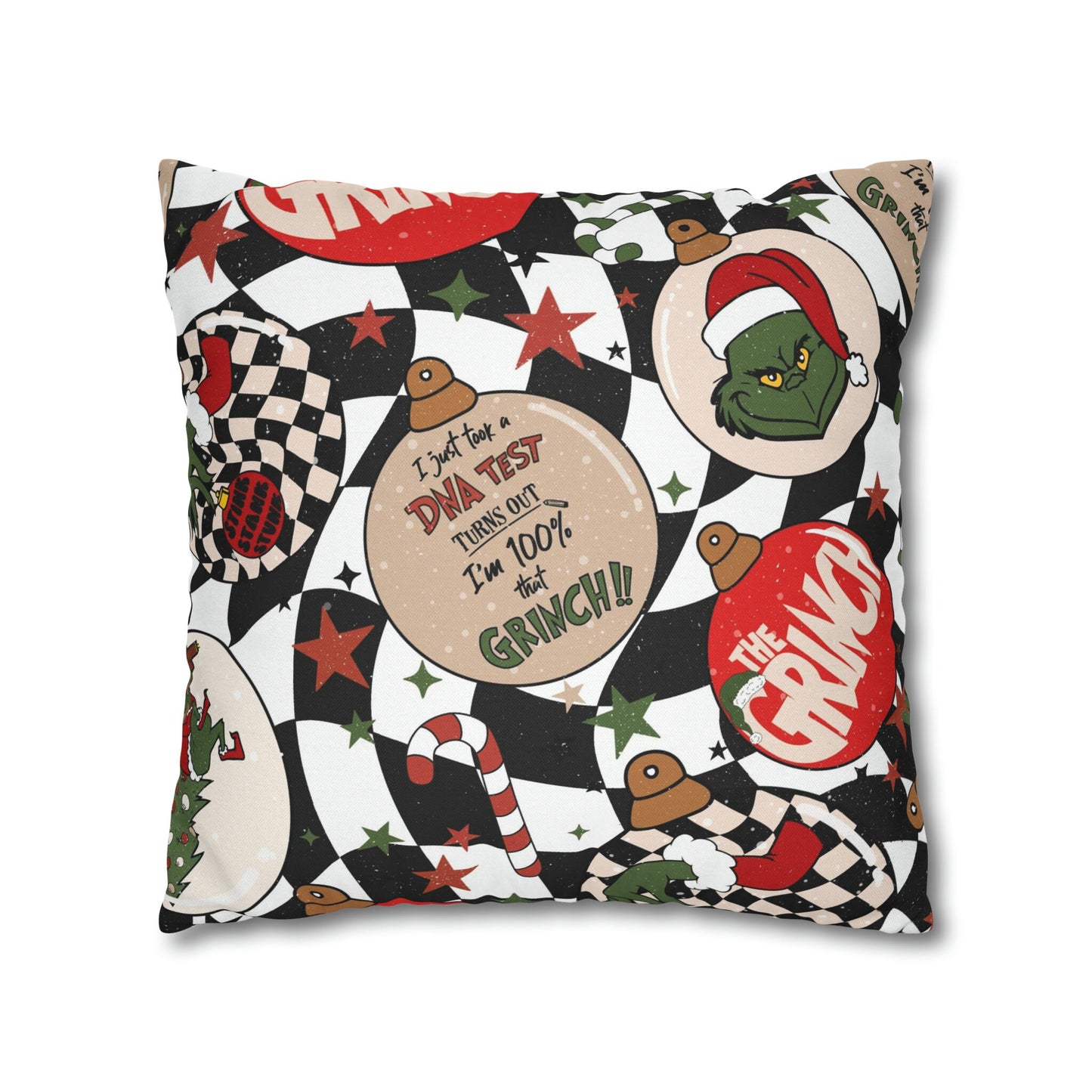 Grinch Throw Pillow Cover