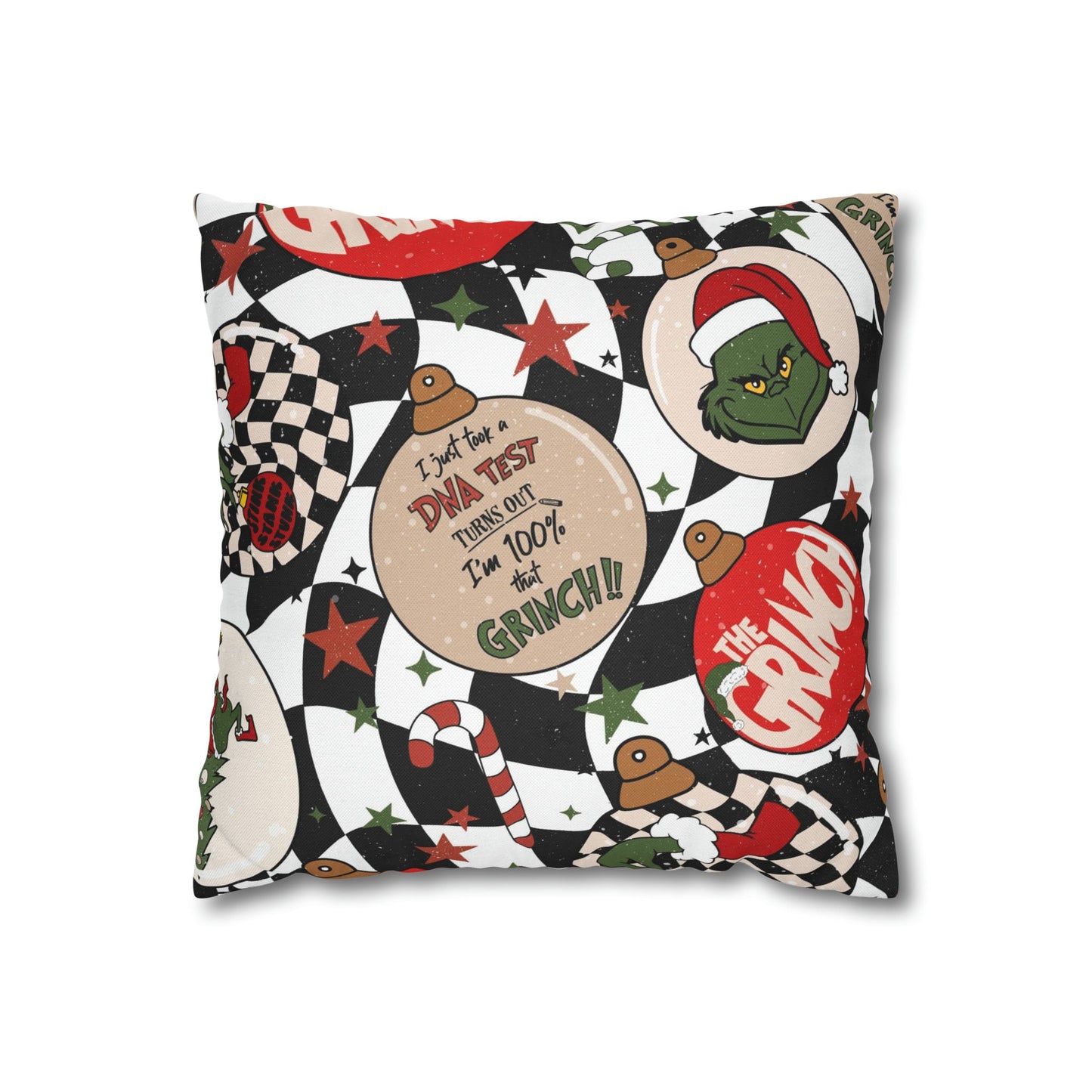 Grinch Throw Pillow Cover