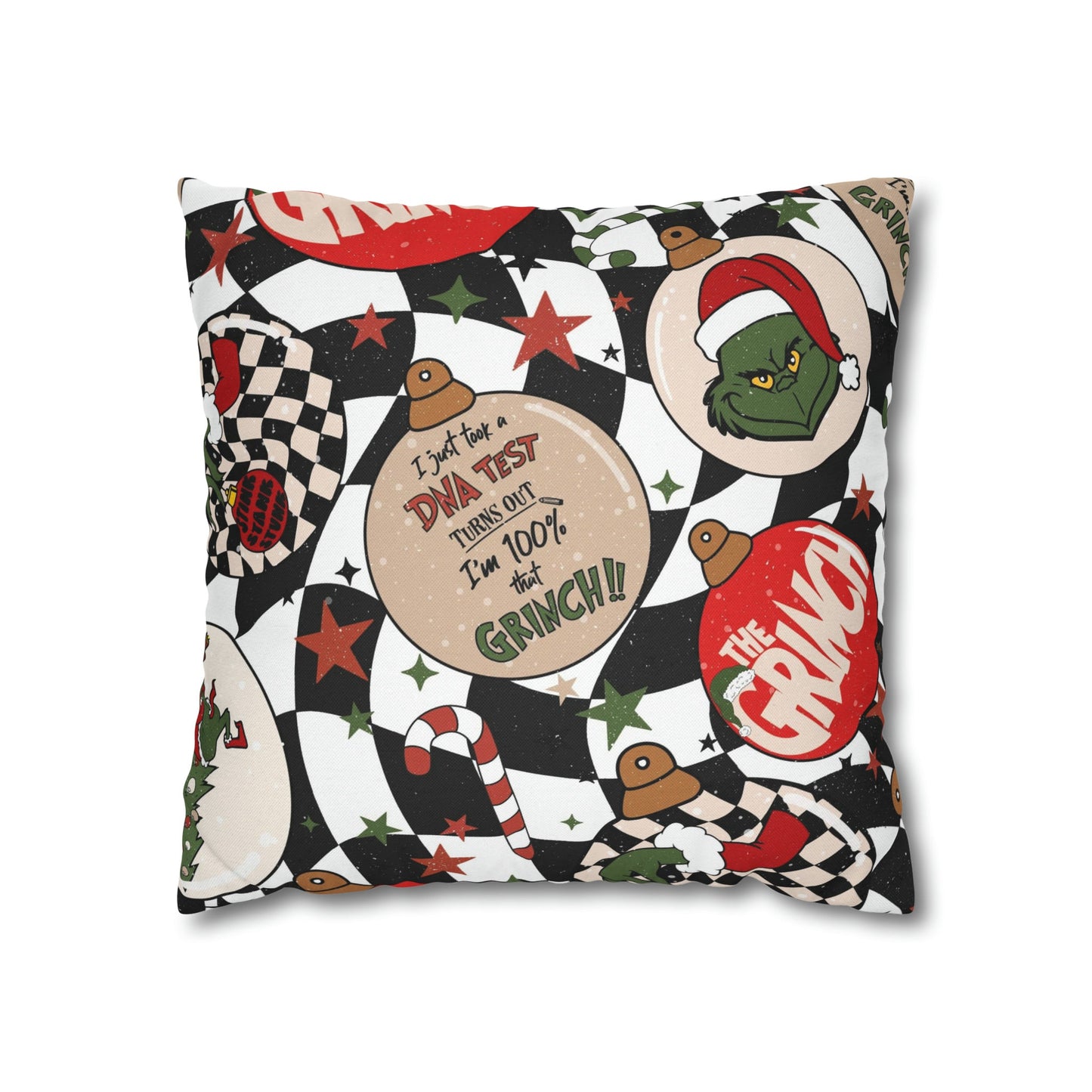 Grinch Throw Pillow Cover