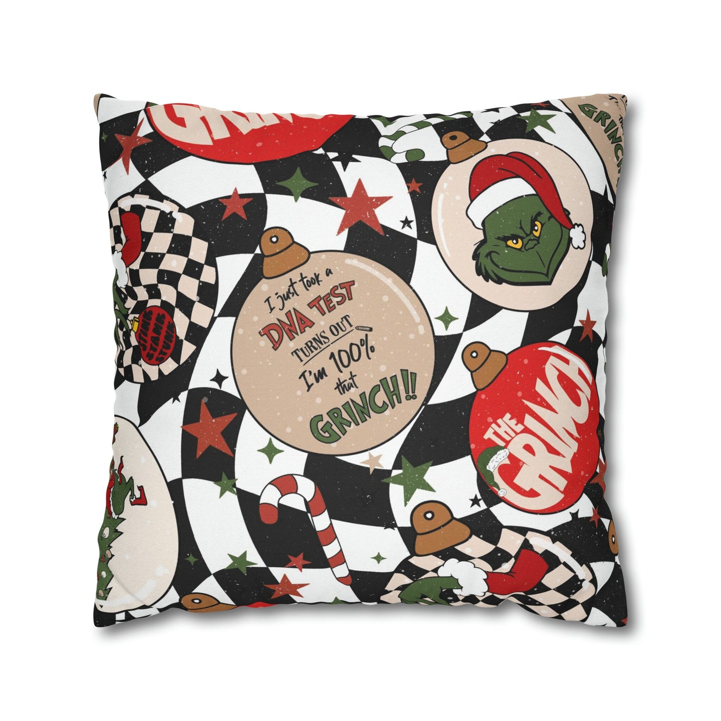 Grinch Throw Pillow Cover