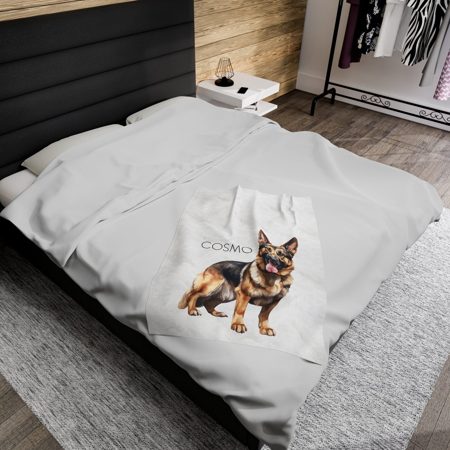 Personalized German Shepherd Blanket