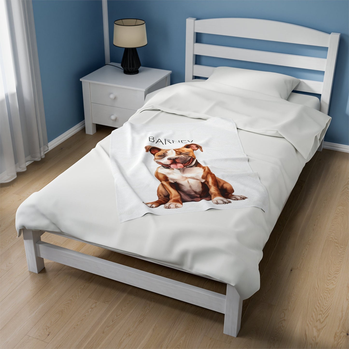 Personalized Pitbull Blanket