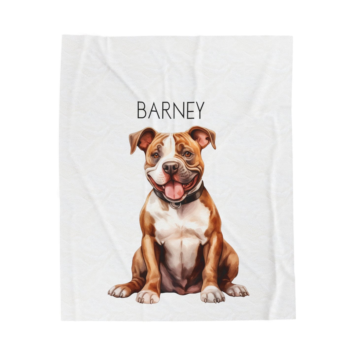 Personalized Pitbull Blanket