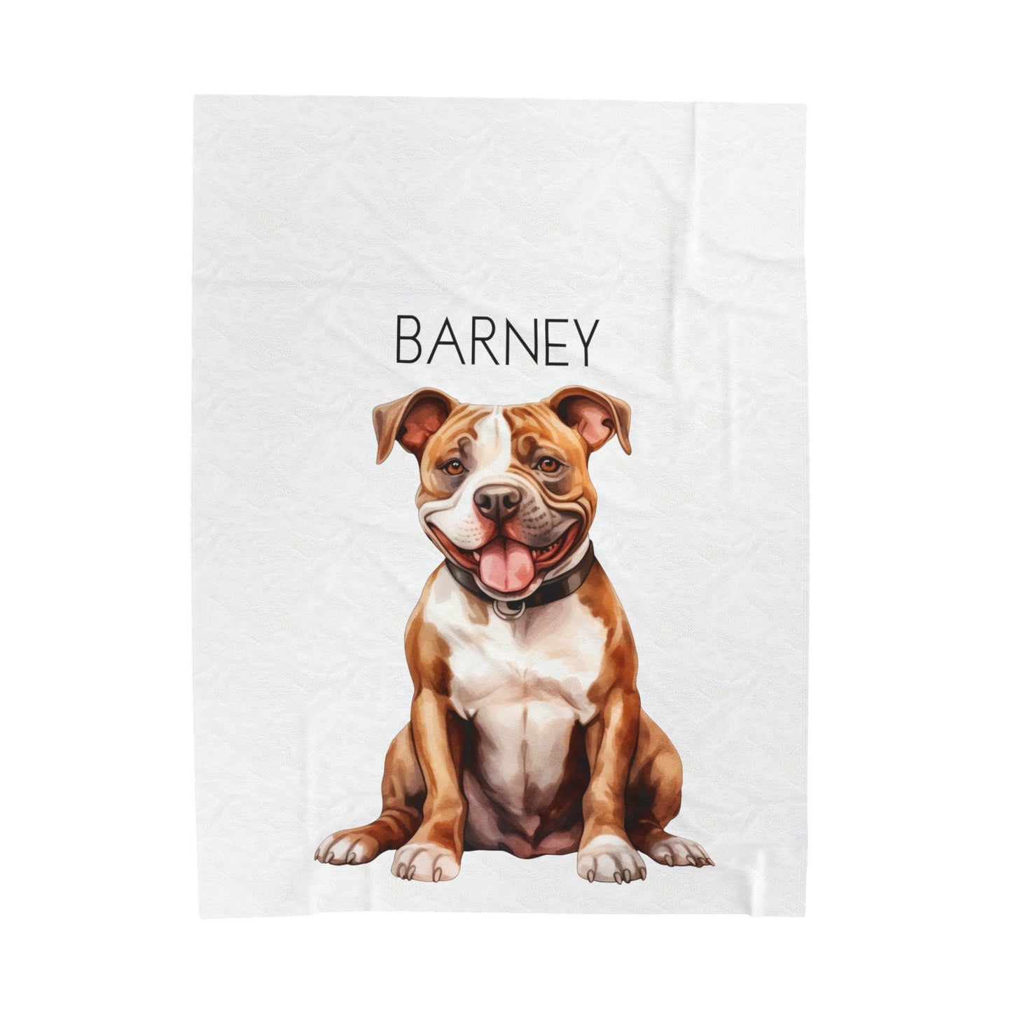 Personalized Pitbull Blanket