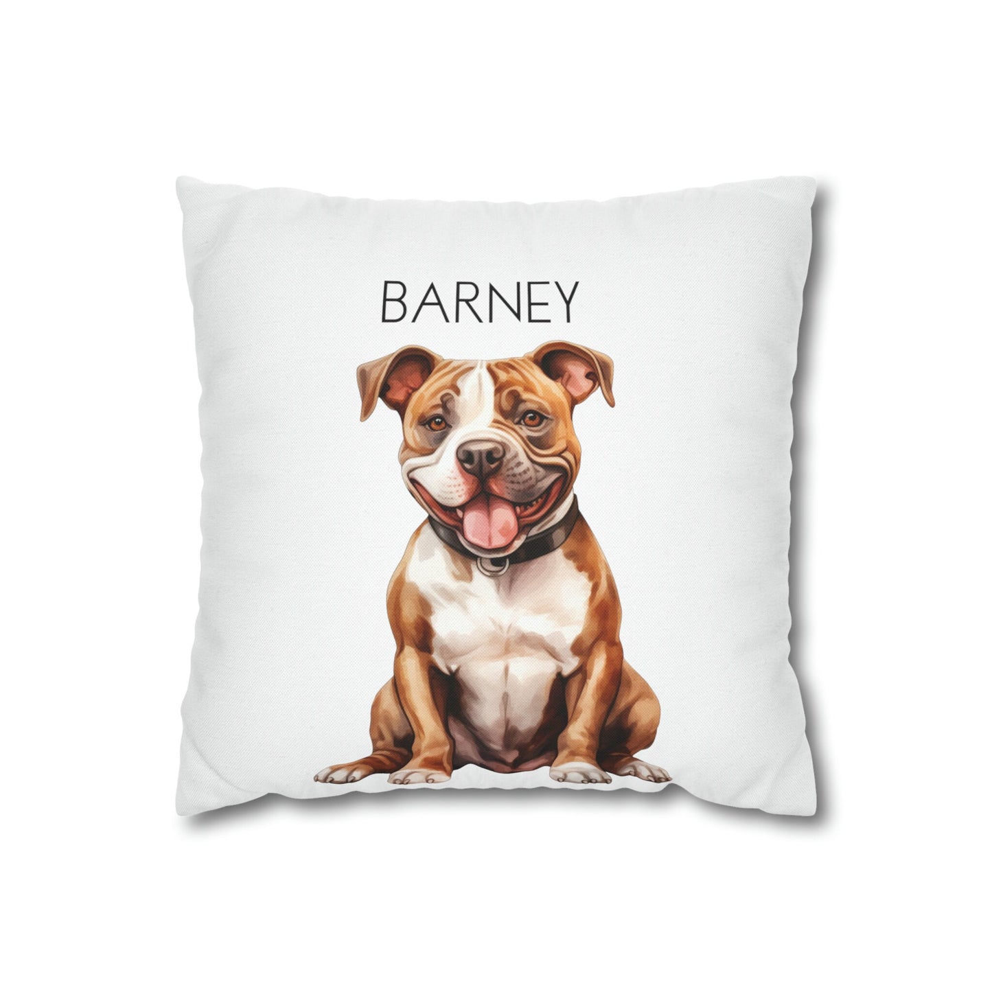 Personalized Pitbull Pillow Cover