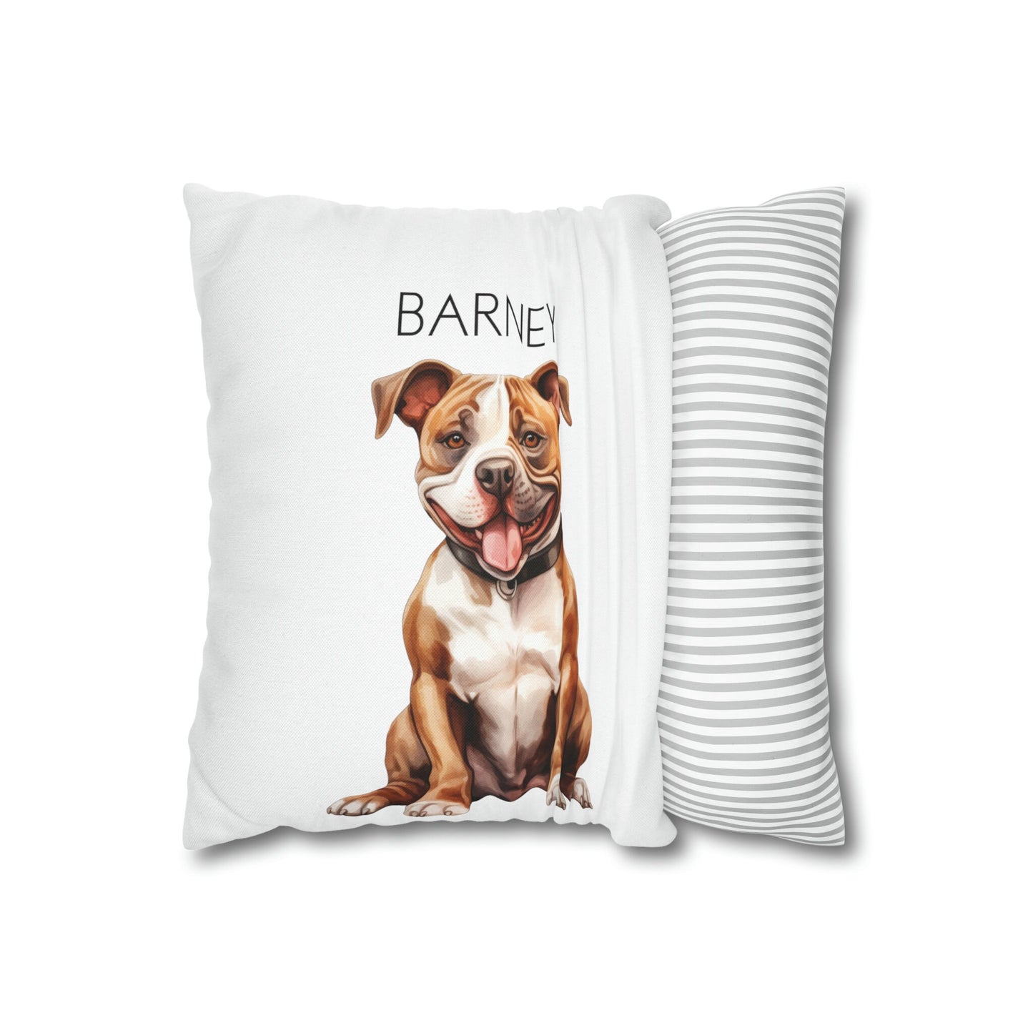 Personalized Pitbull Pillow Cover