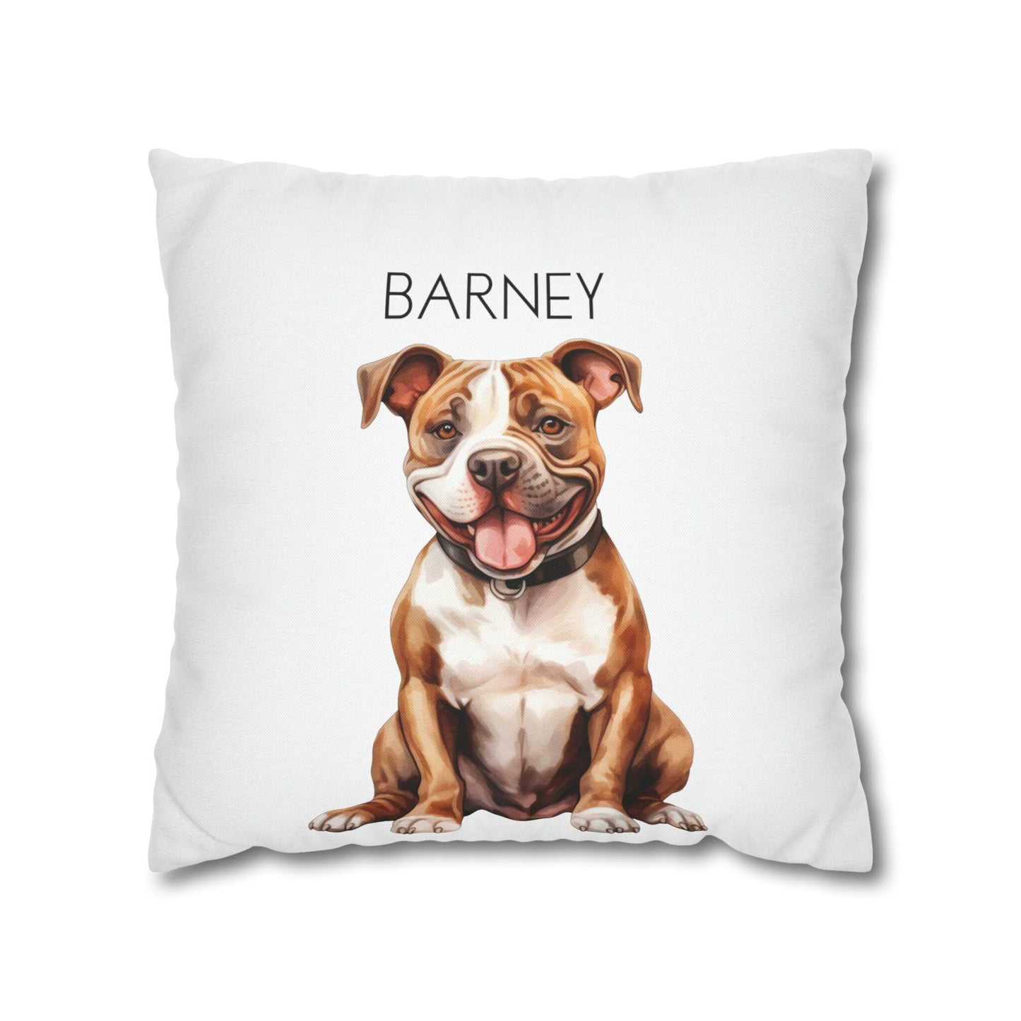 Personalized Pitbull Pillow Cover