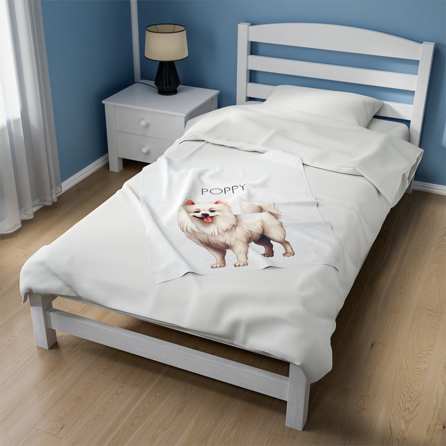 Personalized Pomeranian Dog blanket