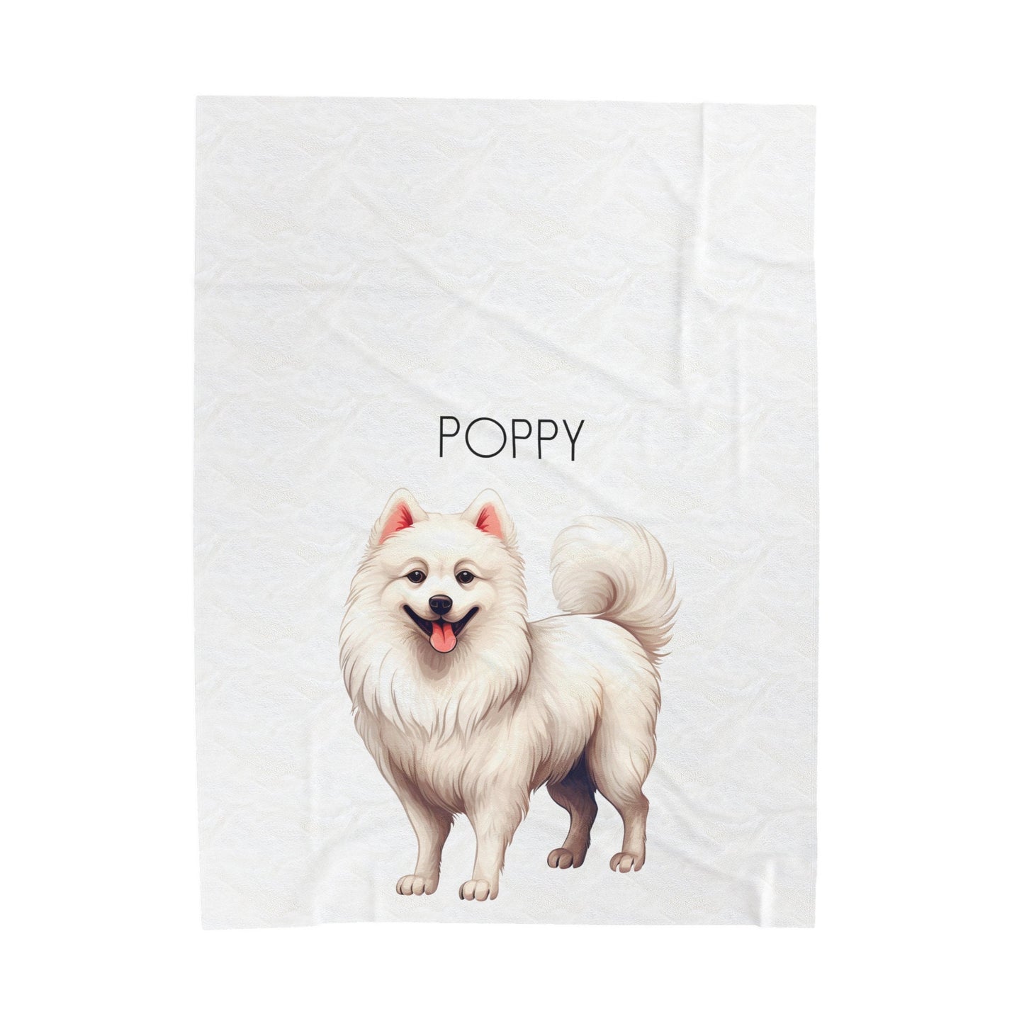 Personalized Pomeranian Dog blanket