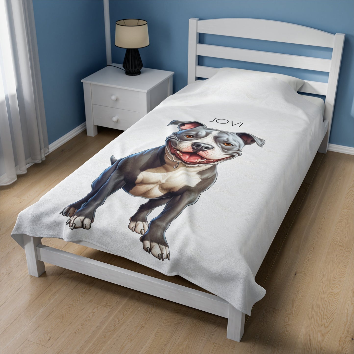 Personalized Pitbull Blanket