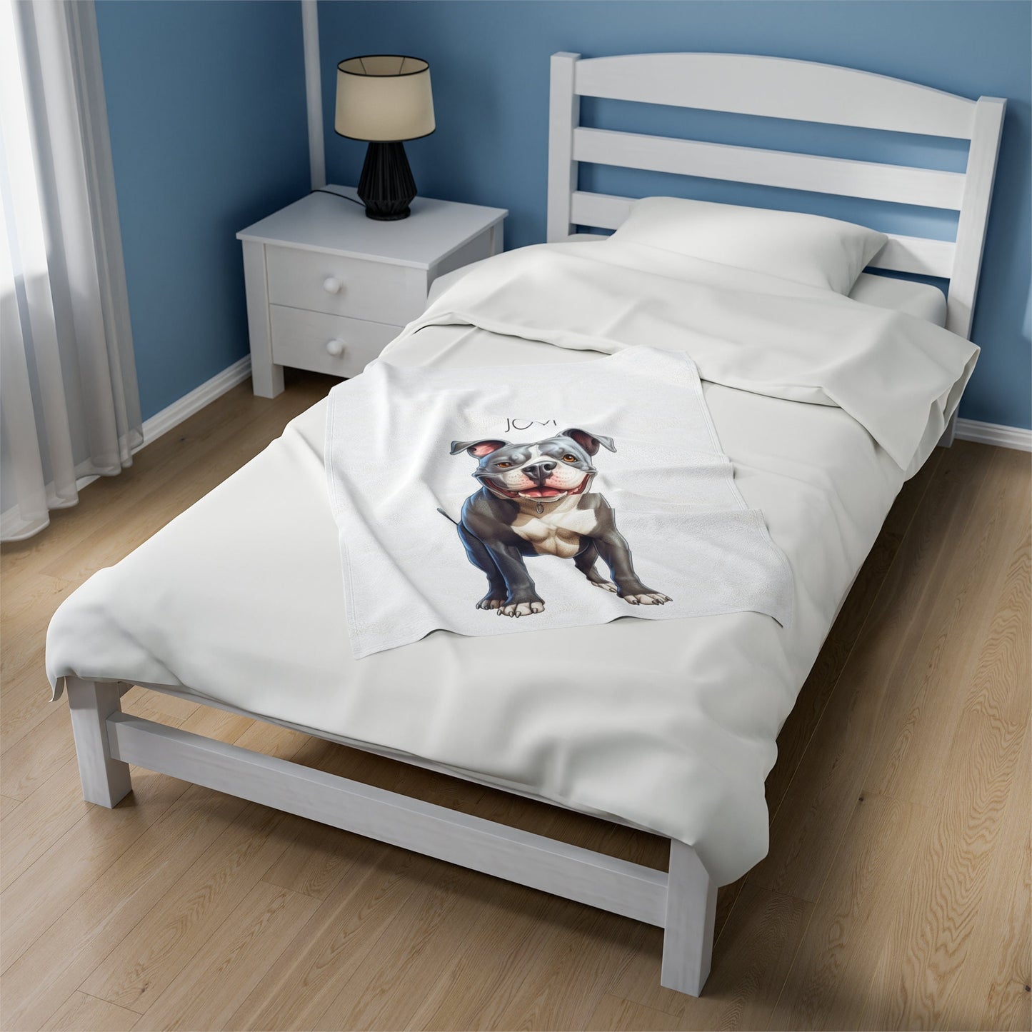 Personalized Pitbull Blanket