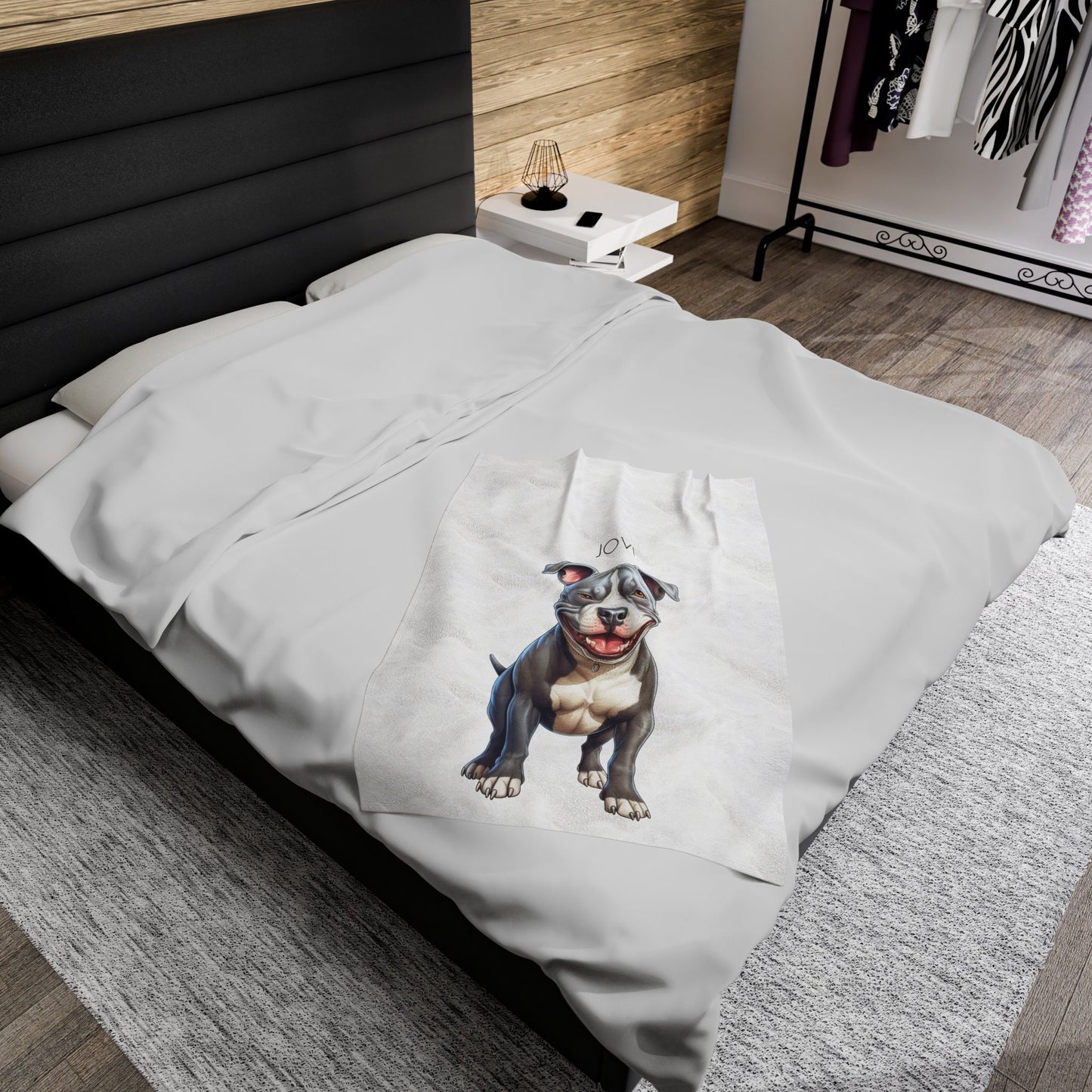 Personalized Pitbull Blanket