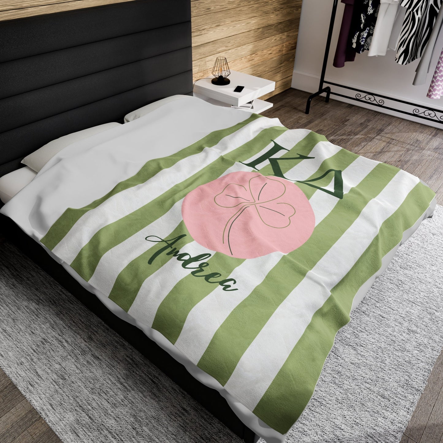 Personalized Kappa Delta Sorority Blanket