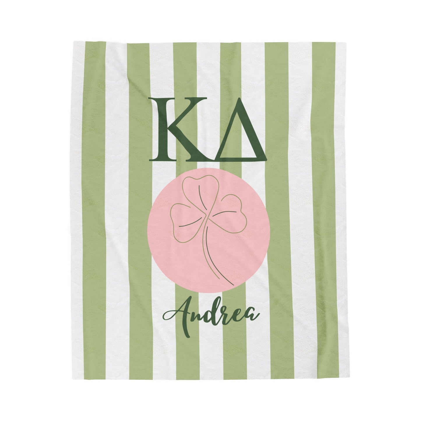 Personalized Kappa Delta Sorority Blanket