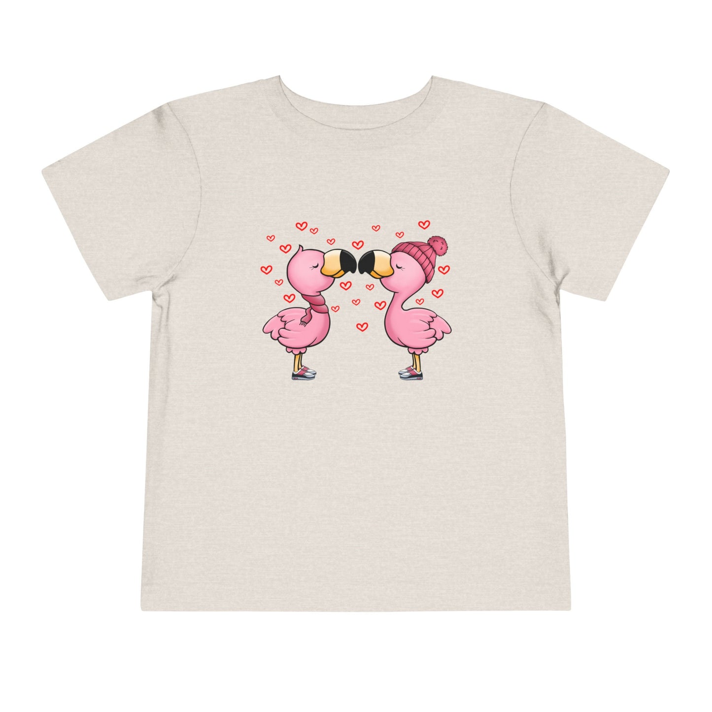 Flamingo Valentine Toddler T-shirt