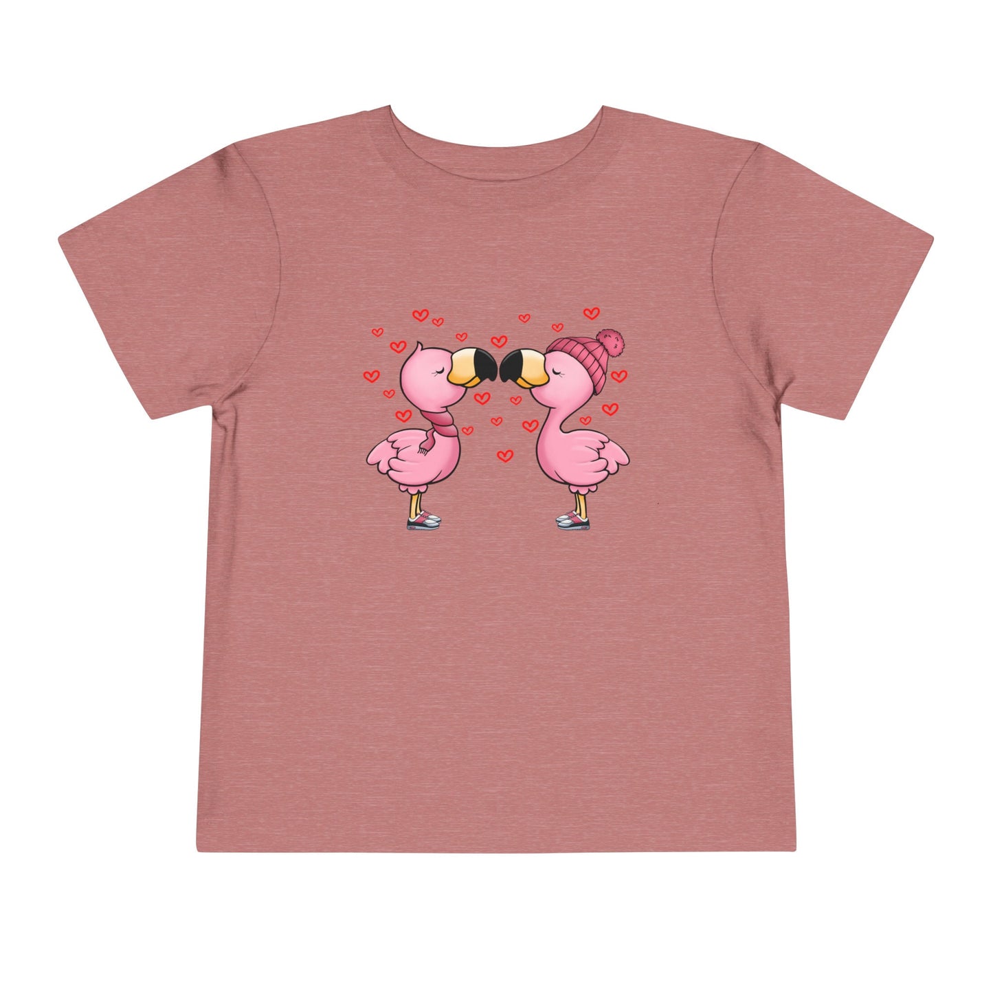 Flamingo Valentine Toddler T-shirt