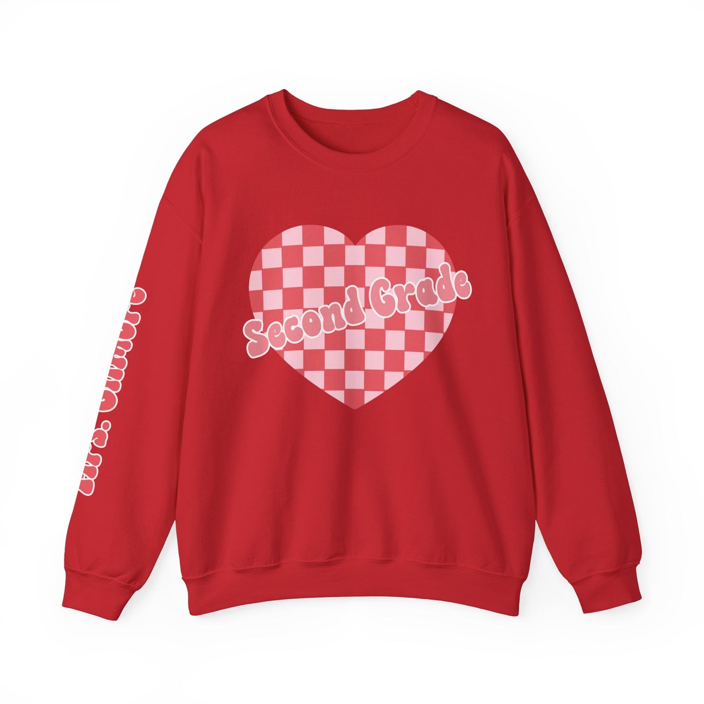 Personalized Teacher Valentine Sweatshirt