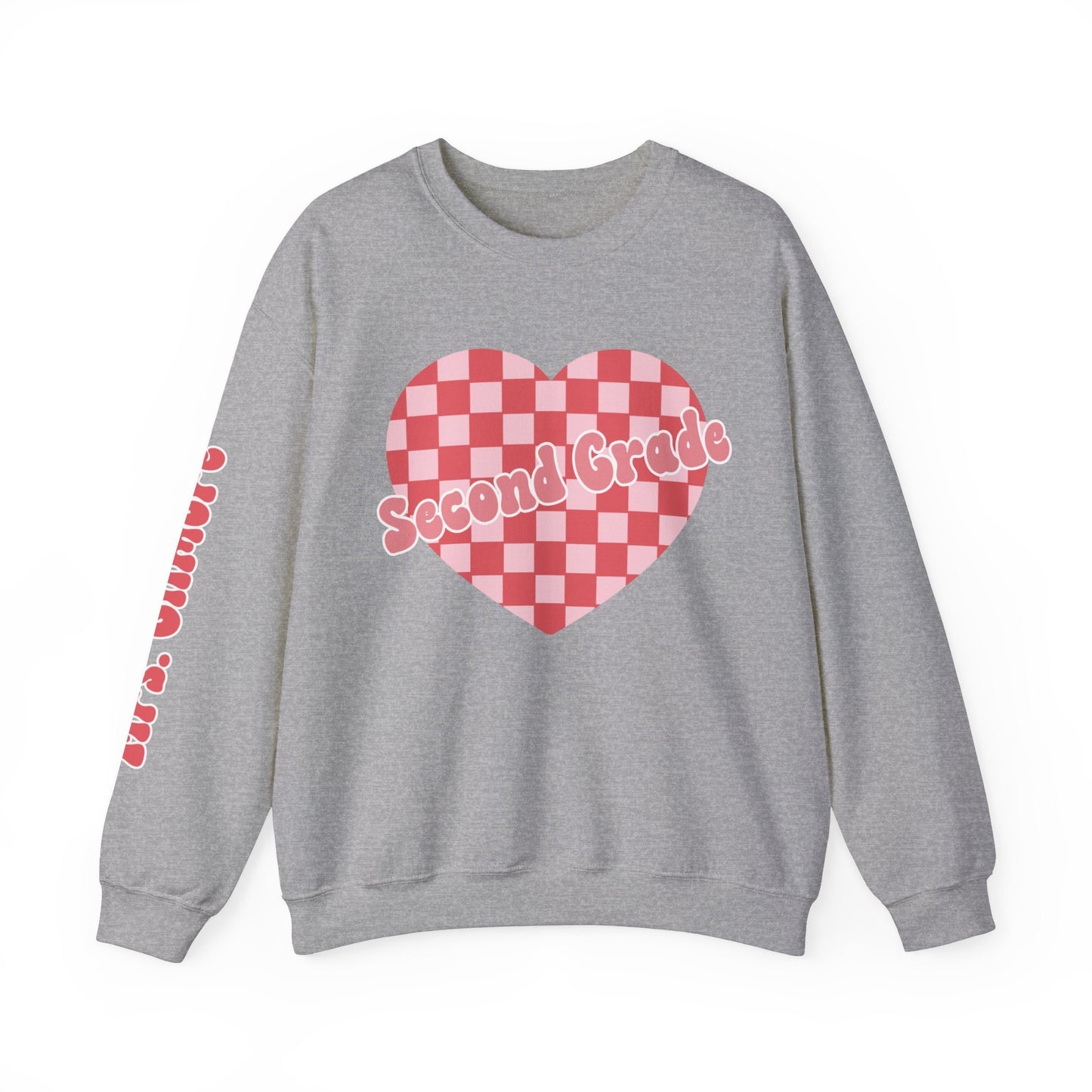 Personalized Teacher Valentine Sweatshirt