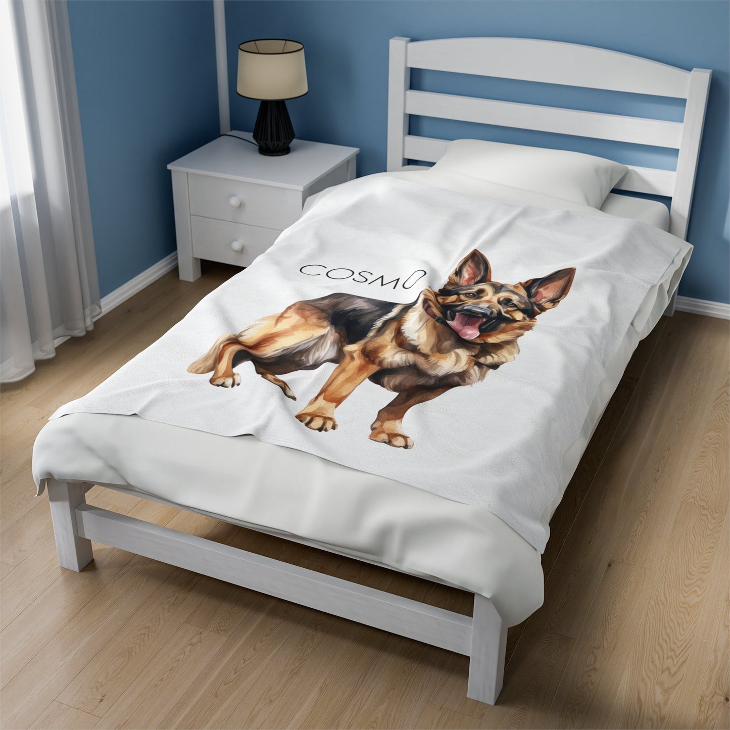 Personalized German Shepherd Blanket