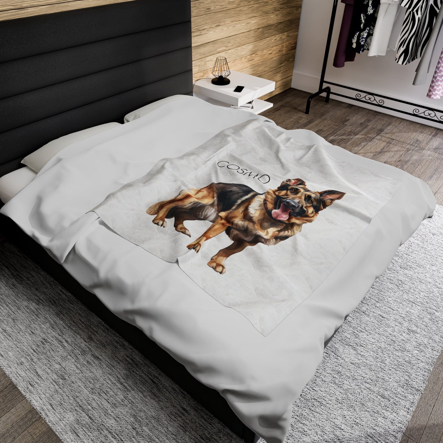 Personalized German Shepherd Blanket