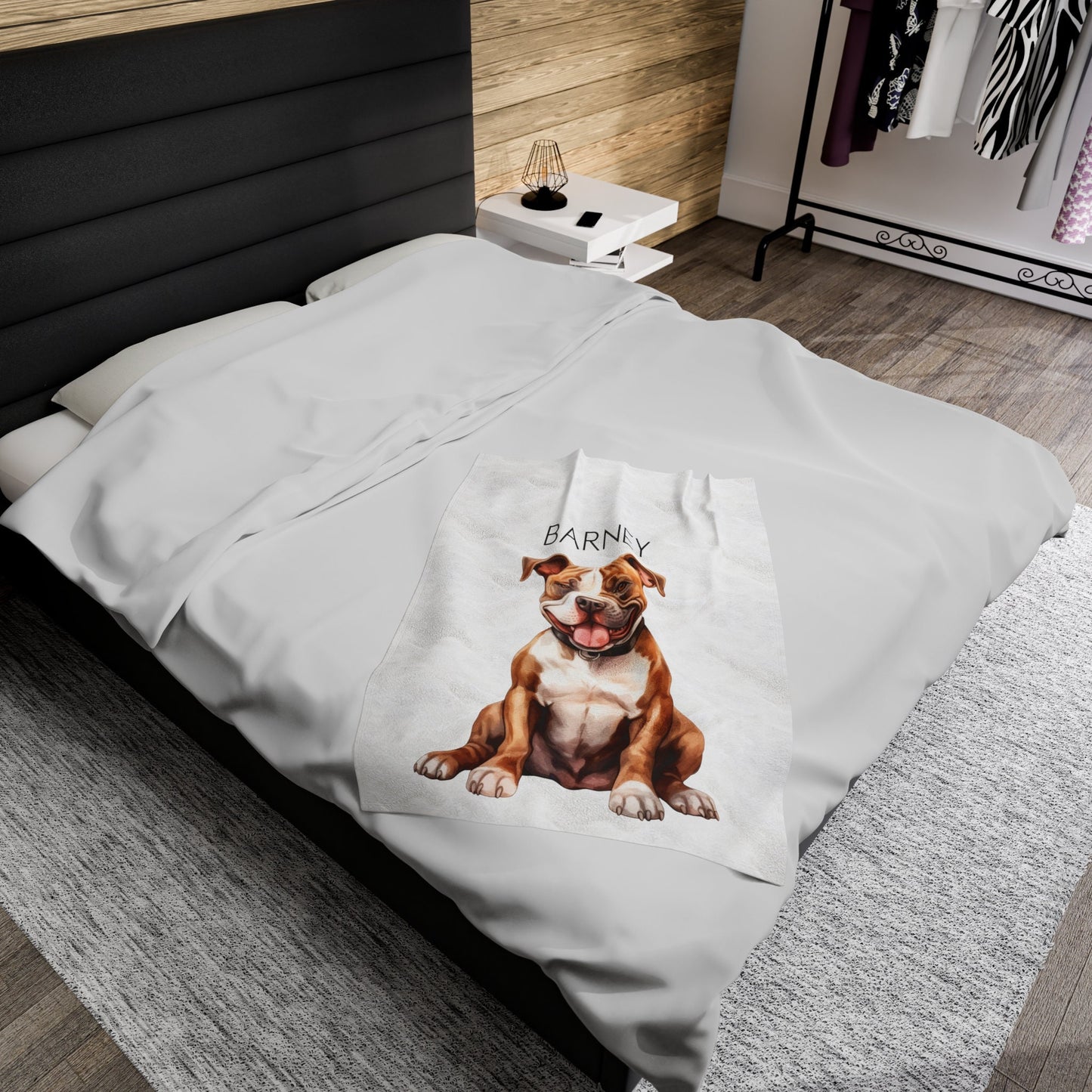 Personalized Pitbull Blanket