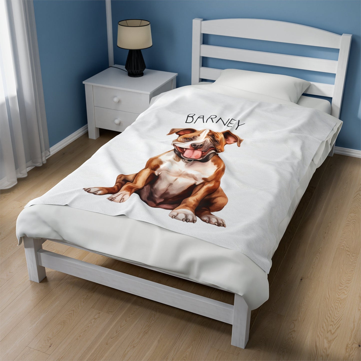 Personalized Pitbull Blanket