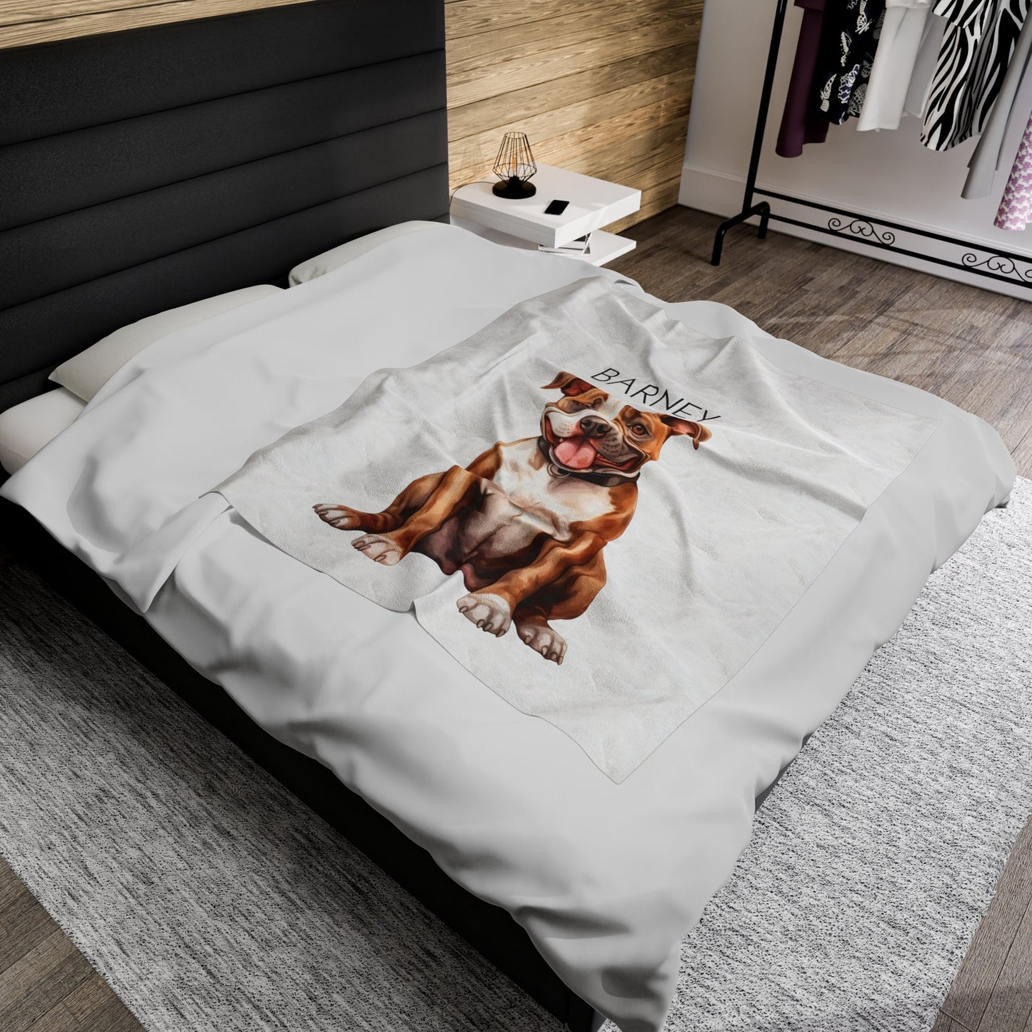 Personalized Pitbull Blanket