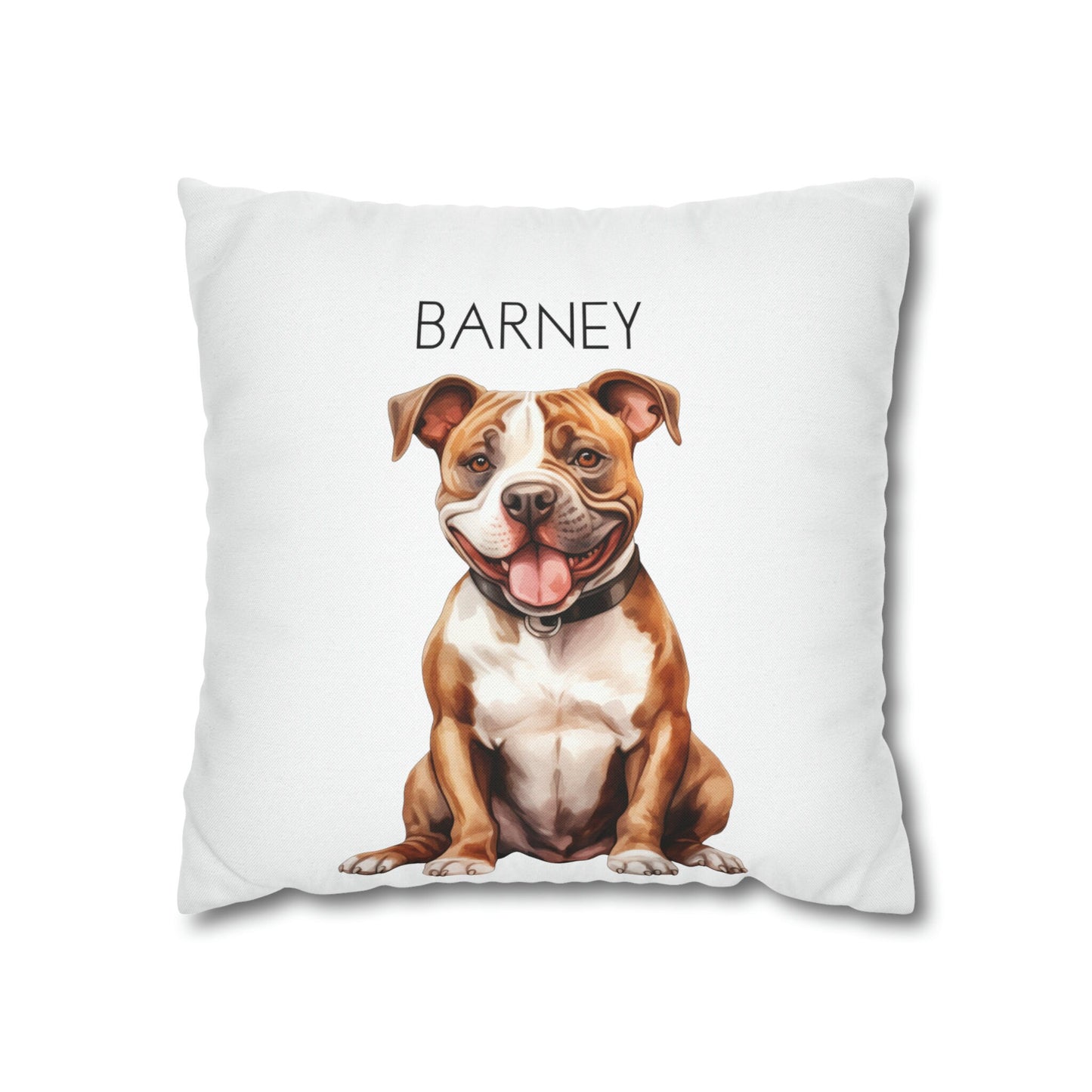 Personalized Pitbull Pillow Cover