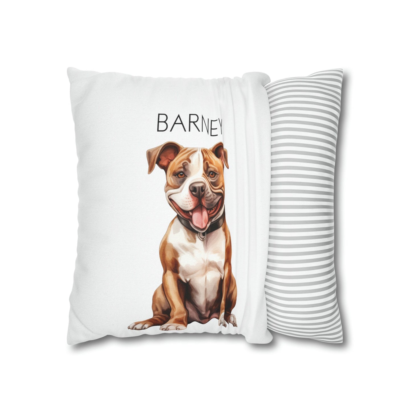 Personalized Pitbull Pillow Cover