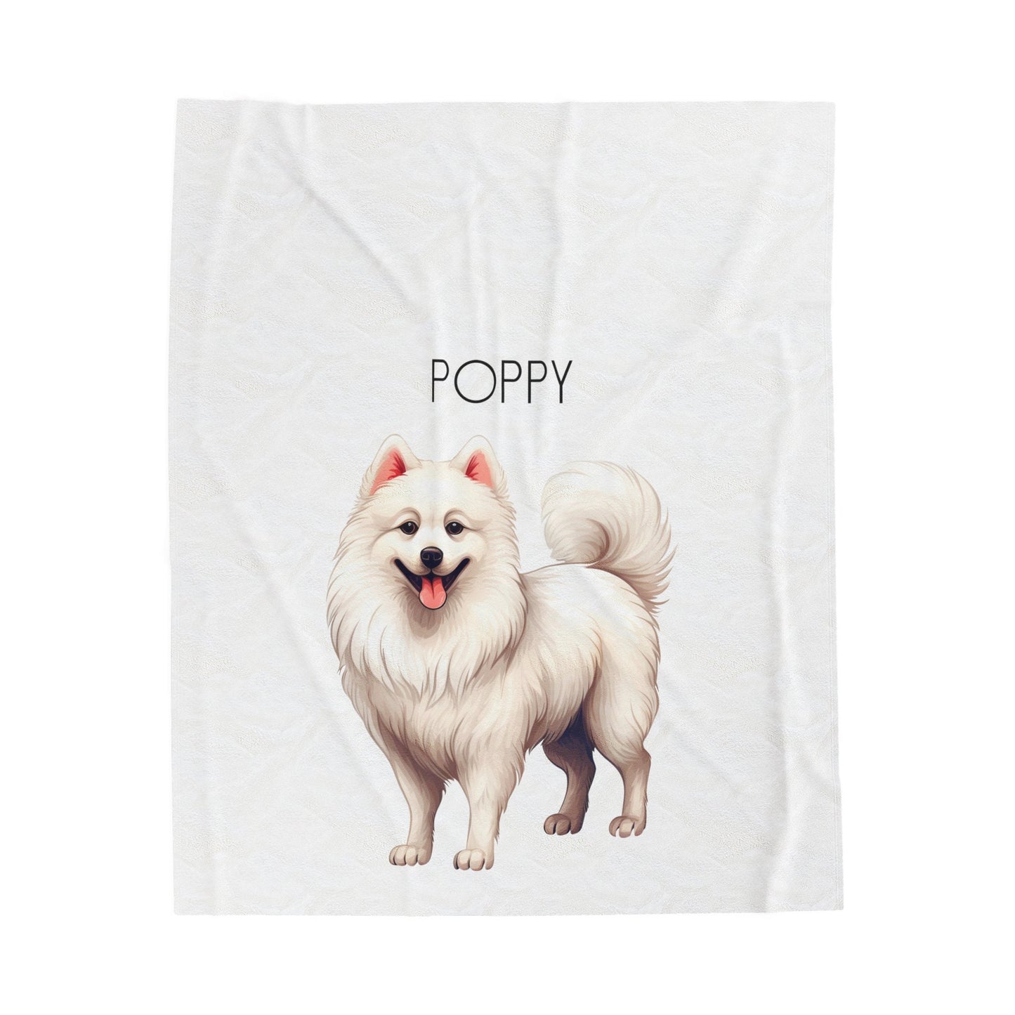 Personalized Pomeranian Dog blanket